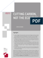 Cutting Carbon, Not The Economy: Policy