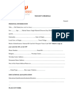 SVM Tenancy Form