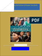 Download full Global Marketing 3rd Edition Gillespie Test Bank all chapters