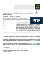 A Longitudinal Study of the Effects of Model Texts on EFL Children 2024 Syst