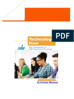 Instant download Technology Now Your Companion to SAM Computer Concepts 1st Edition Corinne Hoisington Solutions Manual pdf all chapter