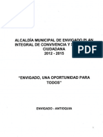 PLAN INTEGRAL DE CONVIVENCIA Y SEGURIDAD CIUDADANA 2012-2015