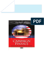 Immediate download Campaign Finance Background Regulation and Reform 1st Edition Thomas P. Kallen ebooks 2024