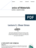 Chapter 1.2 - Concept of Stress [Shear Stress]