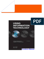 Complete Download of Using Information Technology 10th Edition Williams Solutions Manual Full Chapters in PDF DOCX