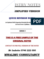 f4 Chemistry Simplified Notes Sp