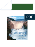 All chapter download Solution Manual for Water-Resources Engineering, 3/E 3rd Edition David A. Chin