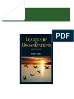 Get Leadership in Organizations, 8th Edition Test Bank – Gary A. Yukl free all chapters