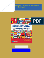 Instant download International Relations 11th Edition Pevehouse Test Bank pdf all chapter