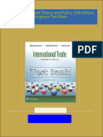 International Trade Theory and Policy 11th Edition Krugman Test Bank 2024 scribd download full chapters