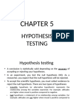 Chapter 5 T test & ANOVA