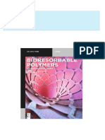 Download Full Bioresorbable Polymers Biomedical Applications 2nd Edition Declan Devine (Editor) PDF All Chapters