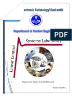 Linear Control Systems Lab