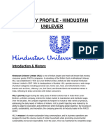 Company Profile - Hindustan Uniliver