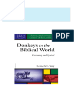 Complete Download Donkeys in the Biblical World Ceremony and Symbol 2 History Archaeology and Culture of the Levant Kenneth C. Way PDF All Chapters