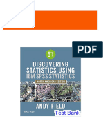 Complete Download of Discovering Statistics Using IBM SPSS Statistics 5th Edition Field Test Bank Full Chapters in PDF DOCX