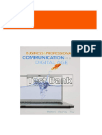 Immediate download Business and Professional Communication in a Digital Age 1st Edition Waldeck Test Bank all chapters