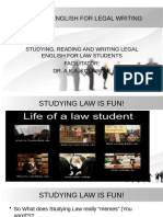 Law 101 Module 3 Studying , Reading and Writing