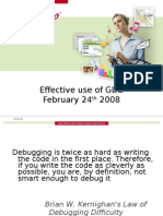 Effective Use of GDB