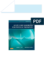 Download Full Acute Care Handbook for Physical Therapists 4th Edition Jaime C. Paz PDF All Chapters