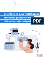 Unesco - Orientation Pour l'IA Generative Ds Education