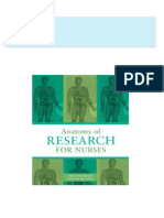 Download full Anatomy of Research for Nurses 1st Edition Christine Hedges ebook all chapters