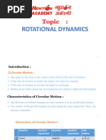 1. Rotational Dynamics notes