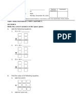 Math DA1 Unit 3 and 4