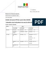 Calendrier des évaluations du mois de décembre 2024 LYCEE_BASSIN N°8 LJS