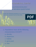 Population Ecology Review Qz Ppt