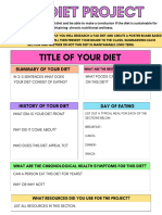 Fad Diet Project