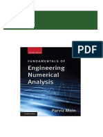 Get Solution Manual for Fundamentals of Engineering Numerical Analysis 2nd by Moin free all chapters