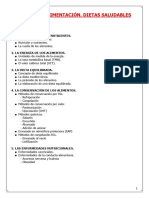 TEMA 2. LA ALIMENTACIÓN. DIETAS SALUDABLES