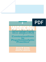 PDF Working Intersubjectively Contextualism in Psychoanalytic Practice Donna M. Orange download