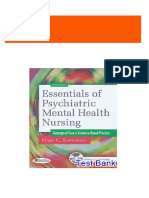 Complete Download of Essentials of Psychiatric Mental Health Nursing 5th Edition Townsend Test Bank Full Chapters in PDF DOCX