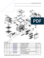 Samsung MultiXpress SL- K7500GX Parts Book