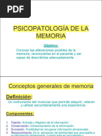 Tratornos de La Memoria