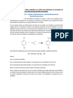 Adición de Porciones de Ácidos Carboxílicos en Aceites Para Determinar El Porcentaje de Recuperación en Los Ensayos de Determinación de Índice de Anisidina