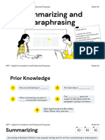 APP1-Q1-W6.2-Summarizing-and-Paraphrasing