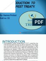 INTRODUCTION  TO  BUDAPEST TREATY.(IPR)-1