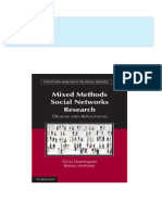 Download Mixed Methods Social Networks Research Design and Applications Silvia Domínguez ebook All Chapters PDF