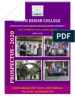 CoochBehar  College Admission prospectus 2020 Final-min