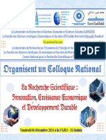 Colloque la recherche scientifique_FSJES EL JADIDA 2