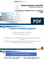 MDKU Bahasa Inggris_Sesi 7_Business English Part 1