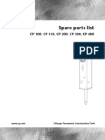 CP 100-400 Lista de Partes