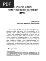 Towards a new historiographic paradigm (1999)