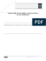 Design of High-Speed Multiplier Architecture Based