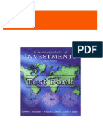 Full download Fundamentals of Investments 3rd Edition Alexander Test Bank pdf docx