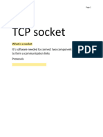 TCP socket