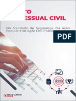 12 - Do Mandado de Segurança Da Ação Popular e da Ação 